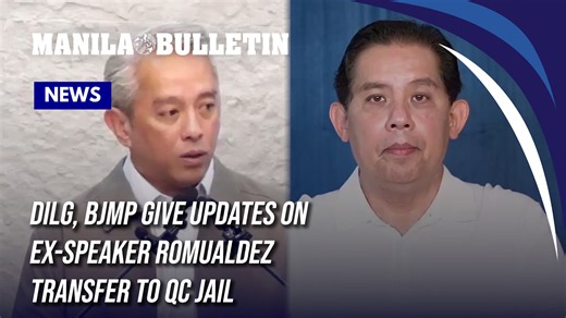 DILG, BJMP give updates on ex-Speaker Romualdez transfer to QC jail