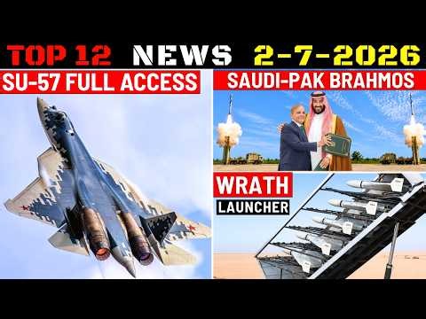 Indian Defence Updates : Su-57 Full Access,Saudi-PAK Brahmos,Tejas Twin-ASRAAM Test,Wrath Launcher