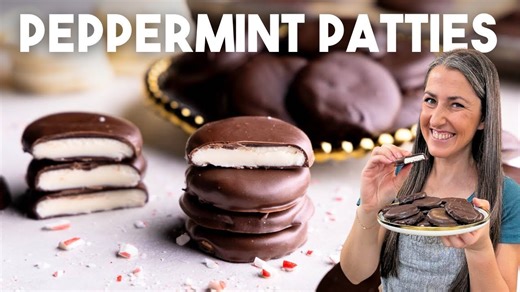 Homemade peppermint patties