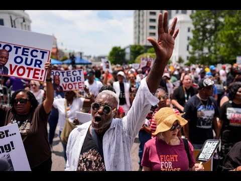 Groups rally to defend Black political representation in Alabama