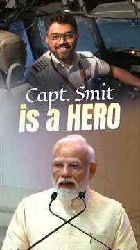 PM Modi hails Captain Smit Machchhar as "Hero" | #shorts | #flydubai