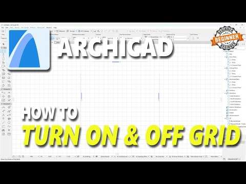 Archicad How To Turn On And Off Grid
