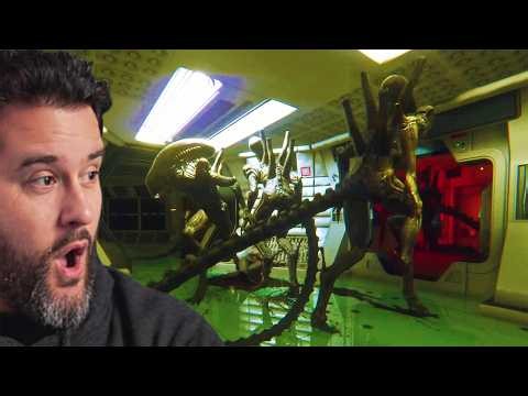 Alien: Isolation with 5 Aliens, 1 revolver and trolling viewers...