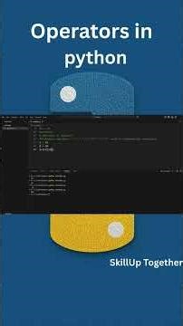 Python Operators Made Easy 🔥 #python #education #programmingbasics