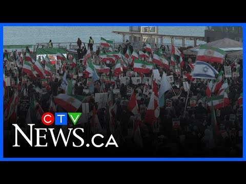Massive Iran protest in downtown Vancouver