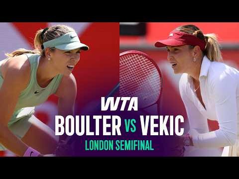 Katie Boulter vs. Donna Vekic | 2026 London Semifinal | WTA Match Highlights