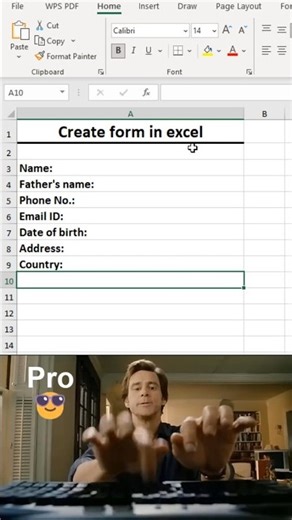 Excel Form Kaise Banaye | Data Entry Form in Excel (Easy Method) #excel #exceltricks #exceltips