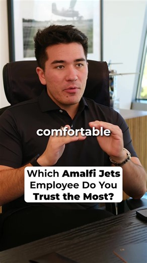 Fly Amalfi: Which Employee Made You Feel Safest on a Private Jet?