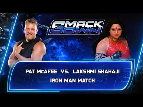 WWE LIVE MATCH : LAKSHMI SHAHAJI VS PAT McAFEE | WWE RAW MATCH