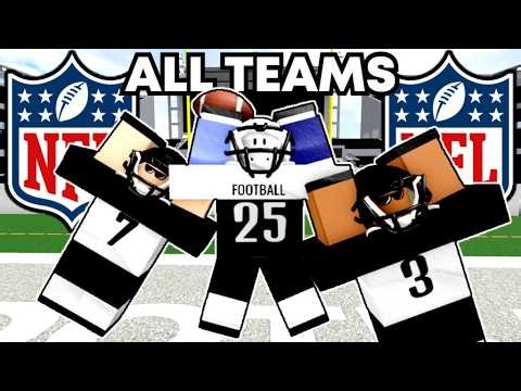 I WON WITH EVERY NFL TEAM In ROBLOX! (FOOTBALL FUSION 3)