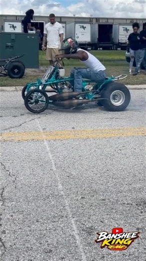 The Fastest Yamaha Banshee Street Pull Yet! #banshee #2stroke #racing