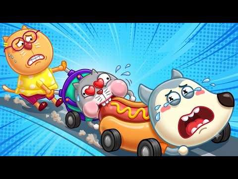 Kat, Don't Eat Too Many Hot Dogs! 🍔 Funny Cartoon For Kids