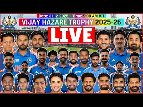 Vijay Hazare Trophy 2025-26 Live: Vijay Hazare Live | Vijay Hazare Trophy LIVE | Delhi v Odisha Live