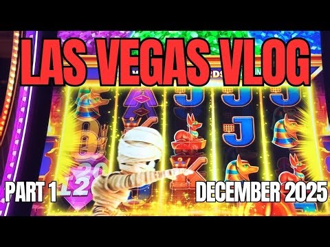 Travel Day and first slot play of the trip!! Part 1 #lasvegas #gambling