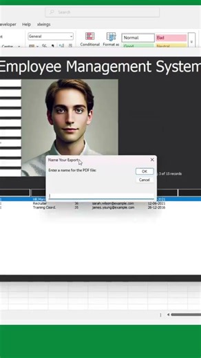 I Built an Employee Tracking System That Actually Works #excel #tutorial