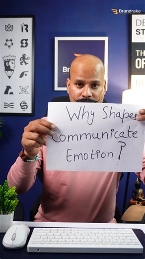 Shapes Communicate Emotion (Design Secret) #logodesign #designprocess