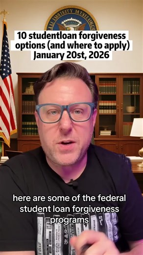 Replying to Kandice Kwan There are so many federal student loan forgiveness options - here are 10 of the most common, and where to apply for each one #studentloanforgiveness #studentloanlawyer #MoneyWiseLawyer