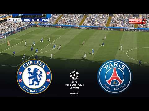 🔴CHELSEA vs PSG - UEFA Champions League 2026 | Pes 21 Gameplay Simulation