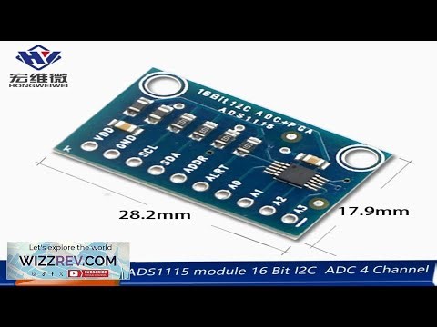 ADS1115 16 Bit I2C Module Precision ADC 4 Channel Development Board Pro