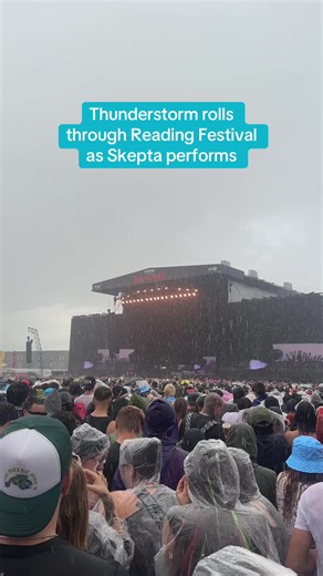 Just in case you’re wondering how Reading Festival is going 😬 #readingfestival #readingandleedsfestival #skepta #weather #storm