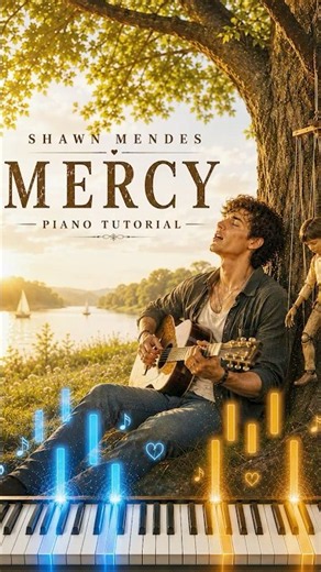 Shawn Mendes Mercy Easy Piano Tutorial