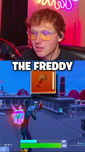 The Ride A Pumpkin Launcher Freddy Nightmare Challenge 😂 @Xen Togo #fortnite #gaming
