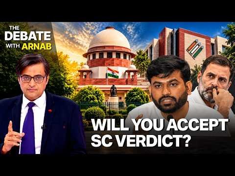 Will You Accept Supreme Court Verdict? Arnab Asks Opposition And CJP | Debate
