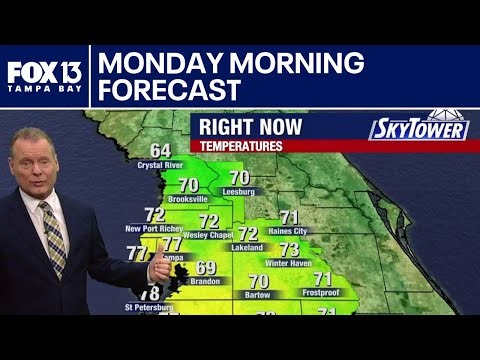 Tampa weather | Monday morning forecast
