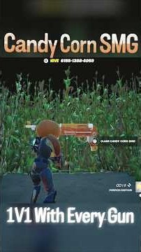 1V1 With Every Gun How to unlock CANDY CORN SMG #fortnite #secret #1v1