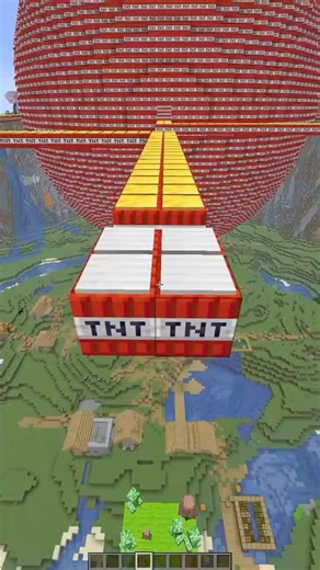 This Minecraft TNT Explosion Is CRAZY!