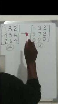 What is COLUMN SPACE OF A MATRIX? #maths #matrices