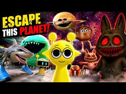 ESCAPE THIS PLANET! 😱 Alien vs Scary Monsters (Garry’s Mod Gameplay)
