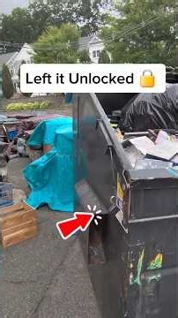 Dumpster was left unlocked and loaded with movies !! #dumpsterdiving