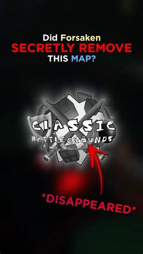 What HAPPENED TO THIS FORSAKEN MAP? #roblox #forsaken #forsakenroblox