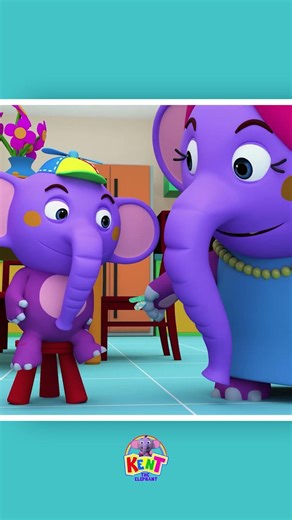 Ouch! Baby Kent Got A Boo Boo!😢#shorts #nurseryrhymes #kidssong #kenttheelephant
