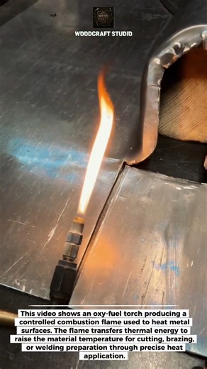 Oxy-Fuel Torch Flame Explained 🔥 How Metal Heating Works #welding #metal #tools
