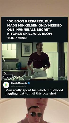 Mads Mikkelsen actually did this in Hannibal! 🔪🩸