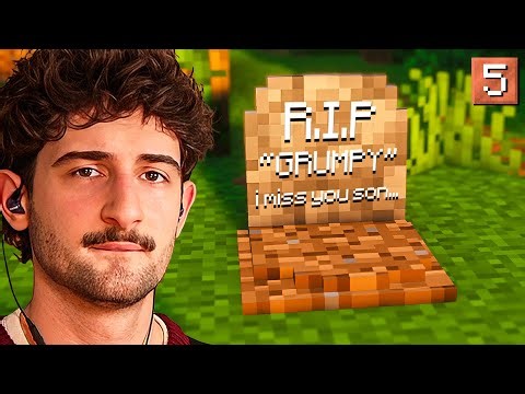 I FOUND HIDDEN TREASURE!!! (Minecraft Day 5)