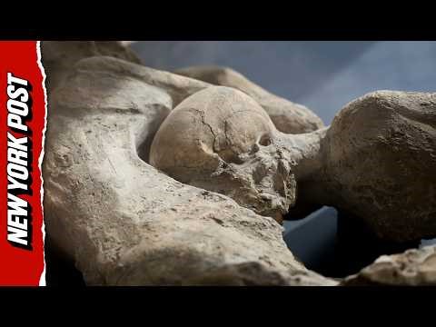 Casts of Victims Who Died in Pompeii Volcanic Eruptuion on Display for First Time in HISTORY