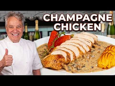 Champagne Chicken Worth Licking the Plate For!