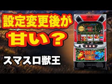 【獣王】設定変更後は甘い？599G短縮・AT後29G・サバ連後100Gの狙い目を完全解説｜スマスロ獣王