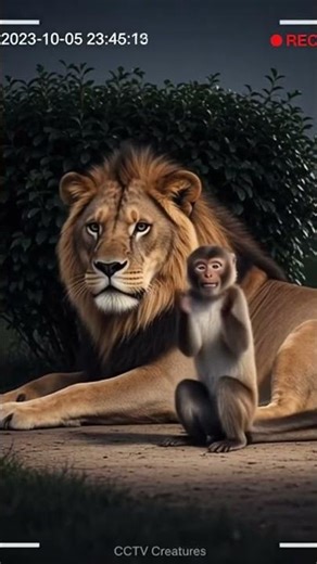 Monkey Vs Lion #lion #monkey #alien #trendinginusa #viral #usaviral #trending #animation #funny