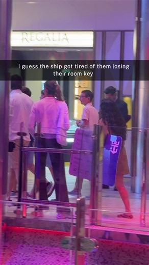 Proof you never really know what's going down on other ships @allaroundwithabs #cruisetok #vacation #cruiseship