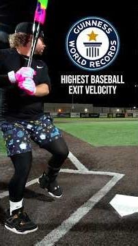 Guinness World Record: Hardest Hit Baseball ✅