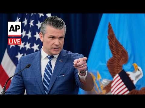LIVE: Pete Hegseth holds Pentagon briefing on the Iran war