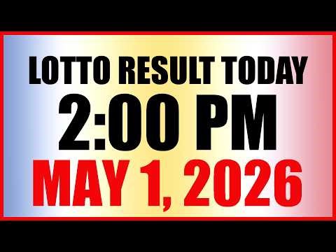 Lotto Result Today 2pm Draw May 1, 2026 Swertres Ez2 PCSO