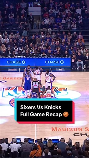 The action was nonstop — here’s how it went down. 🏀 Catch the full experience from @Philadelphia 76ers vs @New York Knicks #NBA #basketball
