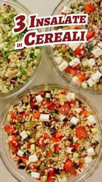 3 INSALATE DI CEREALI Ricetta Facile - Fatto in Casa da Benedetta