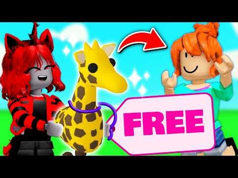 Giving away DREAM PETS For FREE in Adopt Me