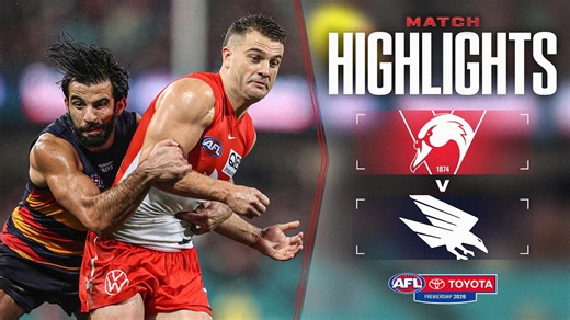 Sydney swans v Adelaide Crows Highlights | Round 19, 2026 | AFL